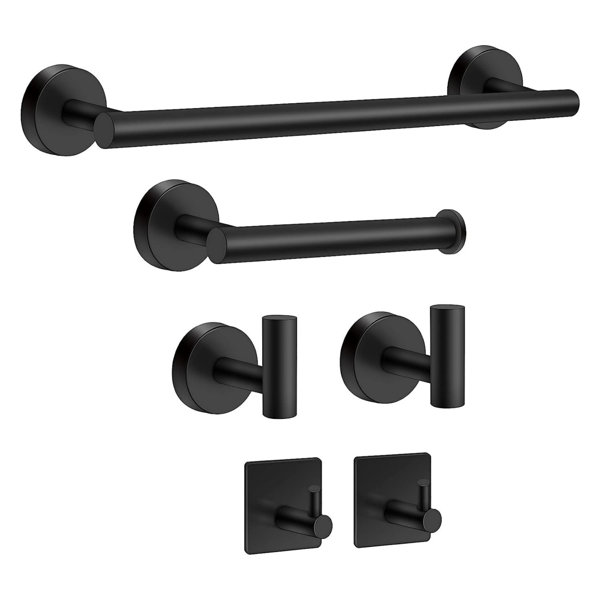NIERBO 6 - Piece Bathroom Hardware Set | Wayfair